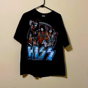 THE TOUR 2012 KISS BAND T-SHIRT SHORT SLEEVE BLACK - XL